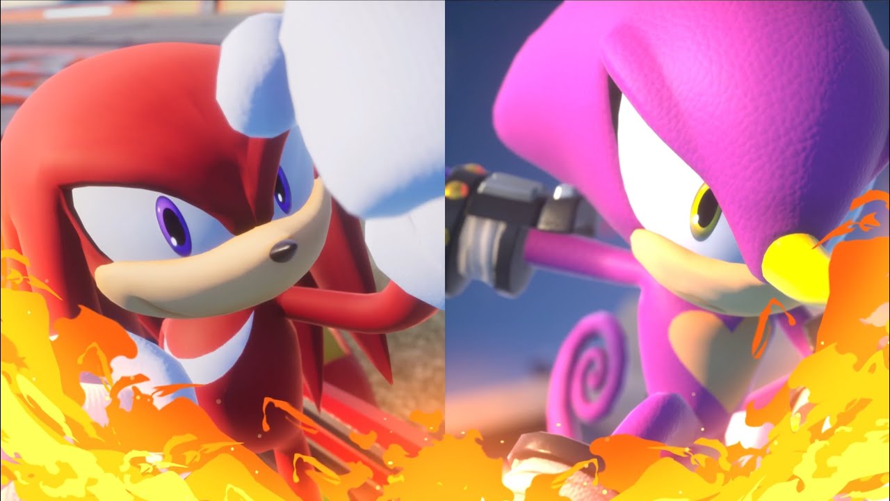 Knuckles Chuckles At the Competition - All Knuckles Rival Exchanges in Sonic Racing CrossWorlds