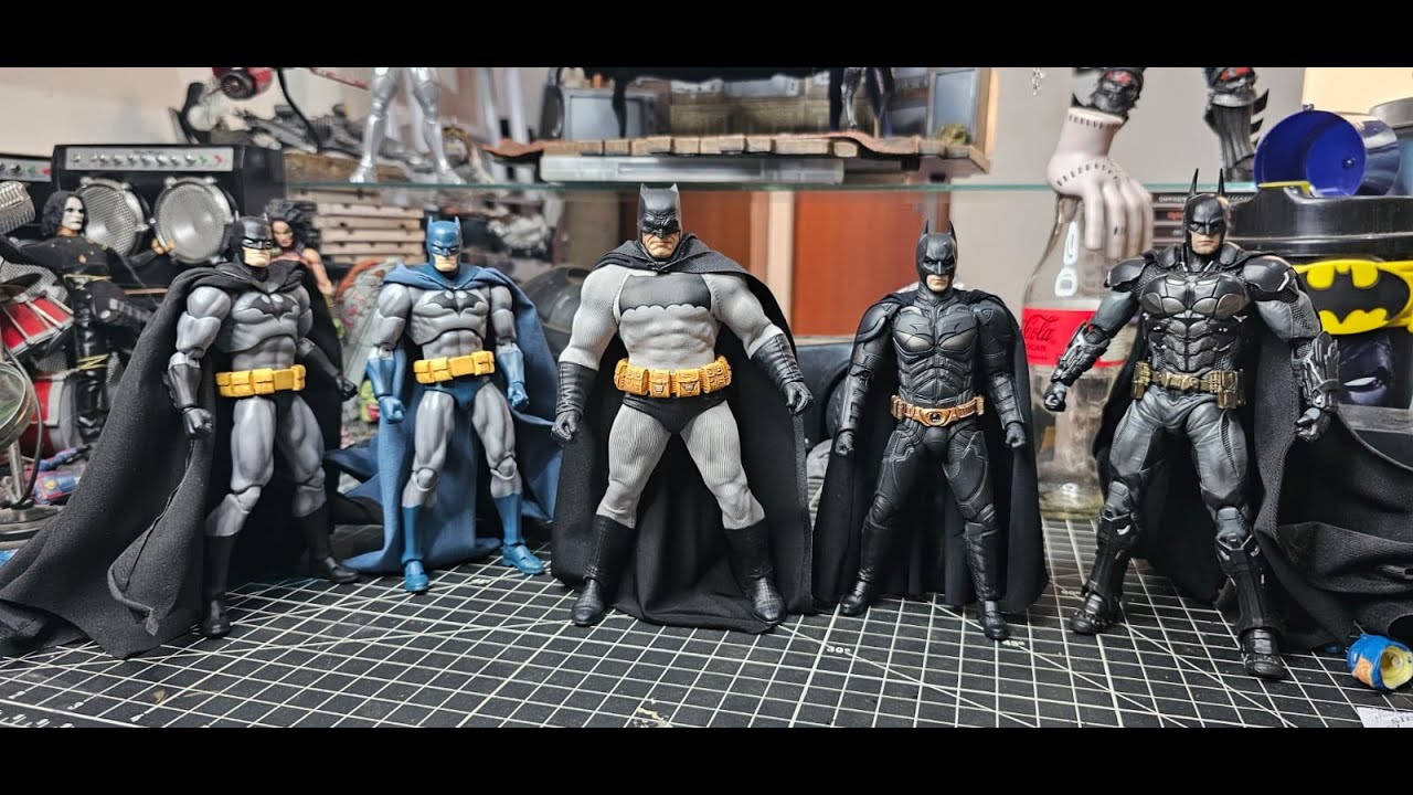 Qual Batman 1/12 mais vale em 2025? Teste real (CT Toys, LPZZ, CHAOS, GONG e Inart 1/12)
