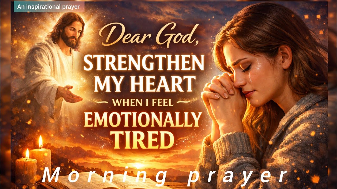 DEAR GOD, STRENGTHEN MY HEART WHEN I FEEL EMOTIONALLY TIRED/Christine prayer 