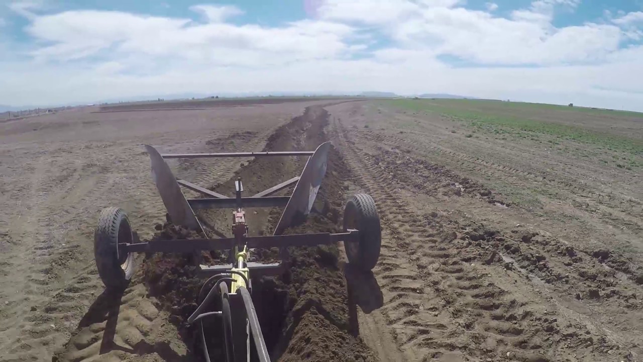 Making irrigation ditches
