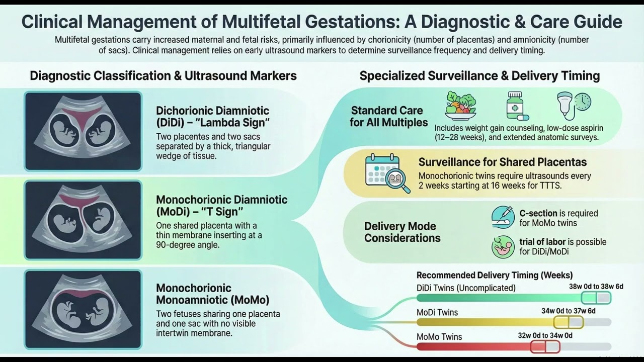 Клиническое ведение многоплодной беременности