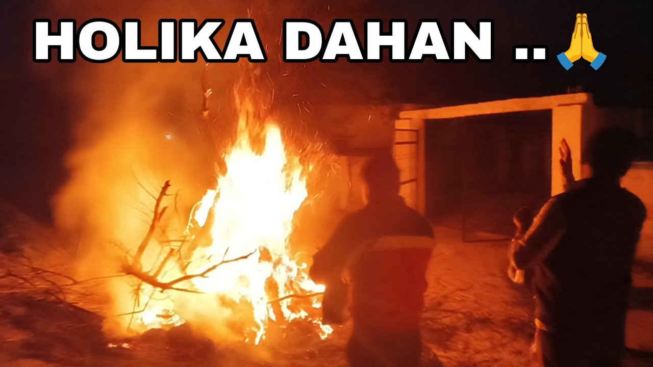 Holika dahan  vlog 