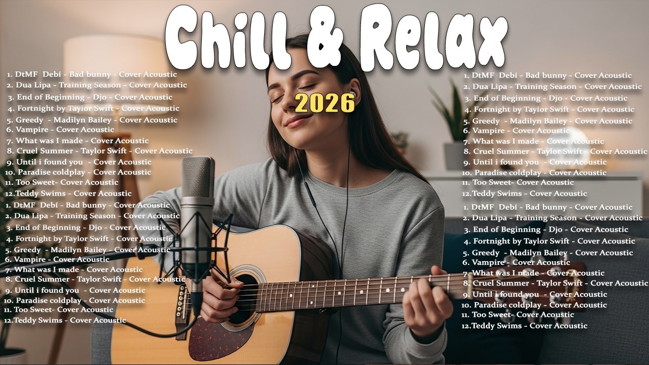Relax And Chill Vibes Playlist🎵| English Acoustic Love Song | Top Hits Spotify 2026 ~ Heather, Ghost