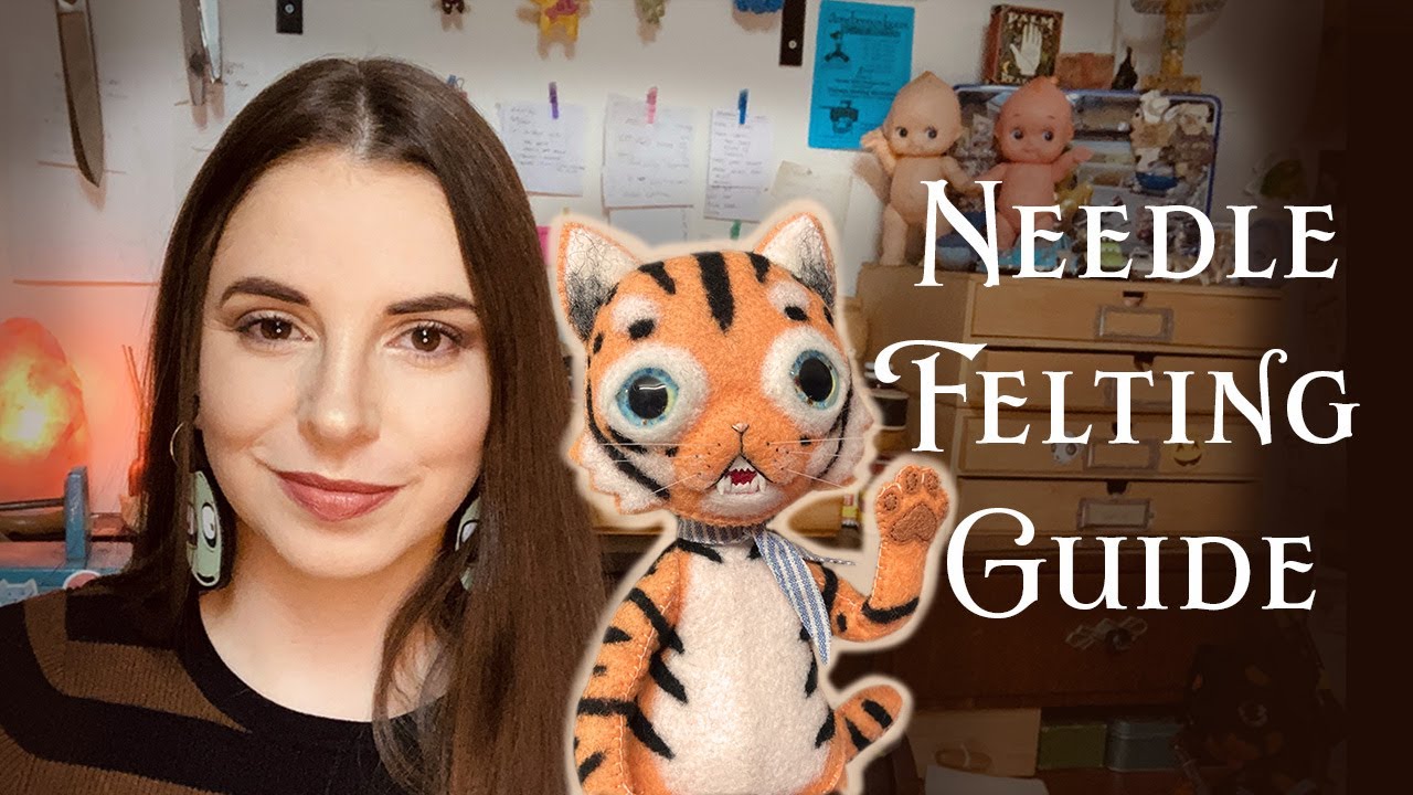 Needle Felting Tutorial ~Sheet Felt ~Pudding Master Class