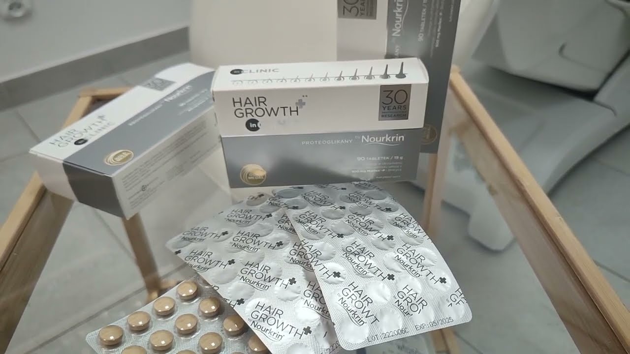 Nourkrin InClinic tabletki 90szt suplement, który pomoże Twoim włosom rosnąć