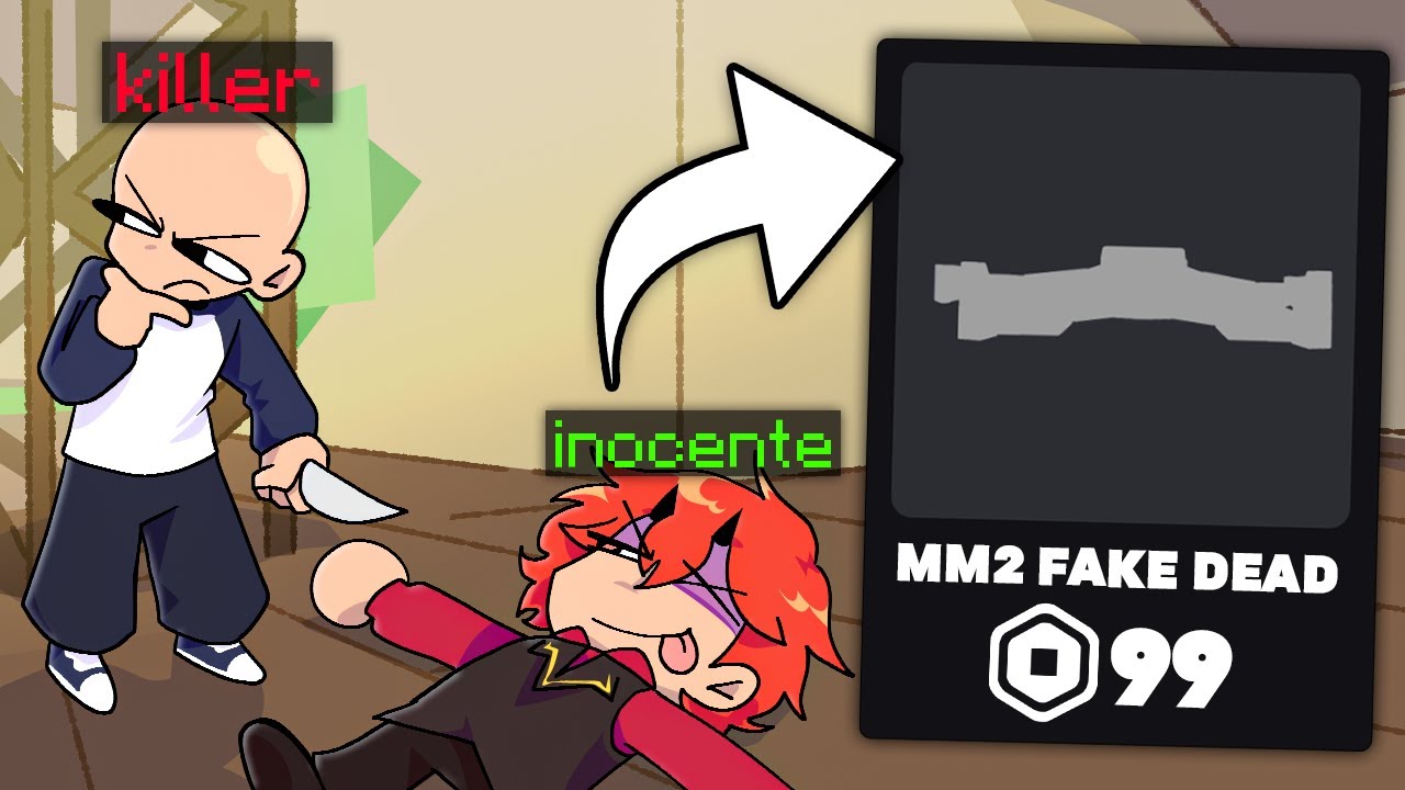 Trollando bobões com EMOTE UCG FAKE no murder mystery 2 do roblox