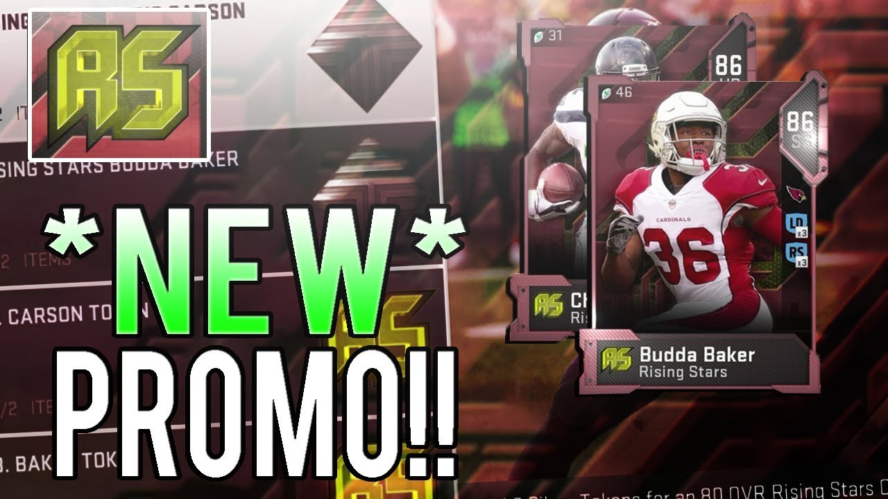 *BRAND NEW* MUT 19 RISING STARS PROMO! NEW SETS AND PLAYERS! CHRIS CARSON AND BUDDA BAKER!