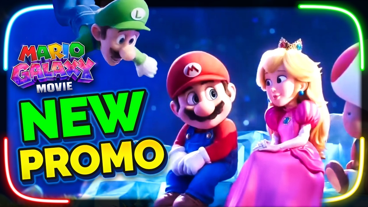 Cute New Mario Galaxy Movie Ad Appears!