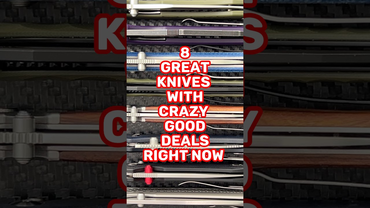 8 отличных бюджетных ножей по сумасшедшим ценам #edcknife #knifereview
