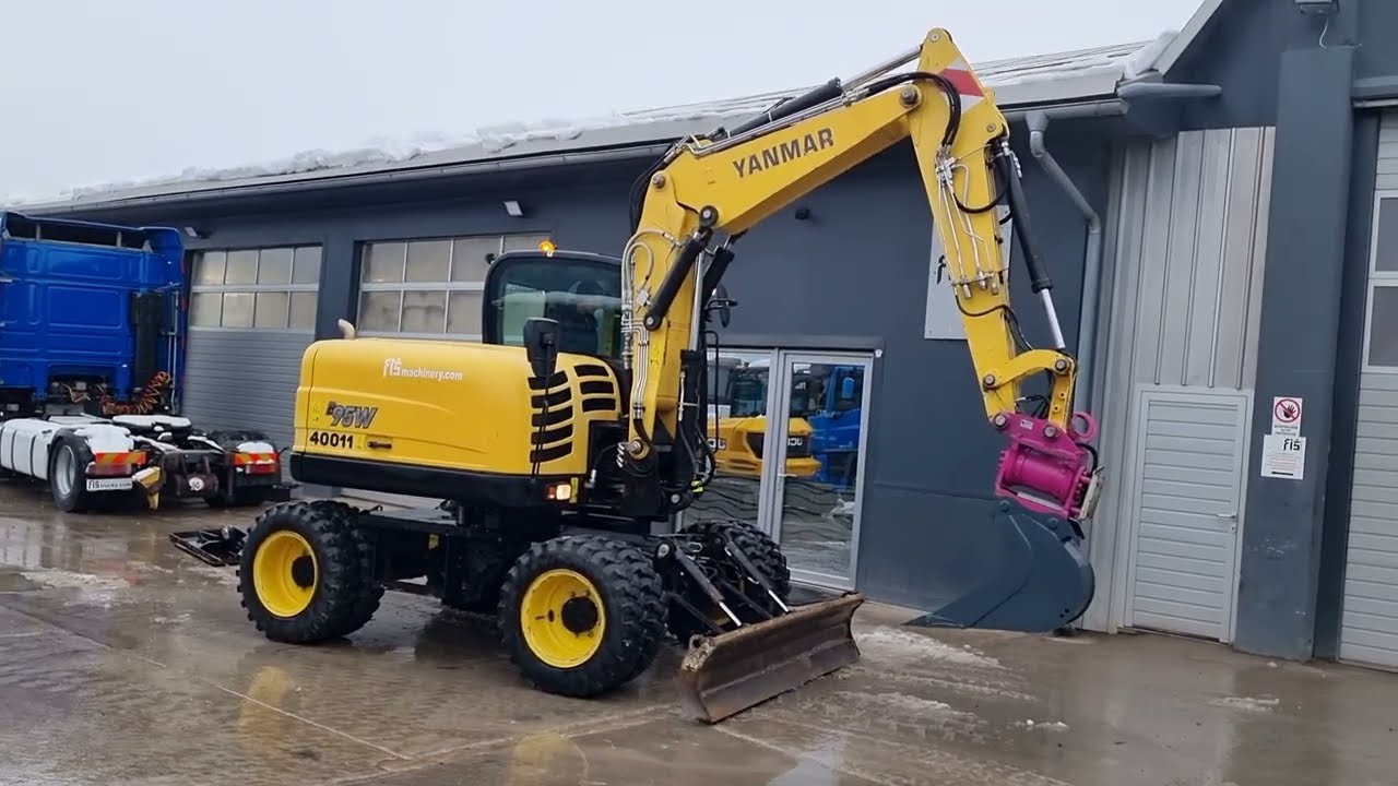 WHEELED EXCAVATOR YANMAR B95W - FIŠ MACHINERY SLOVENIA