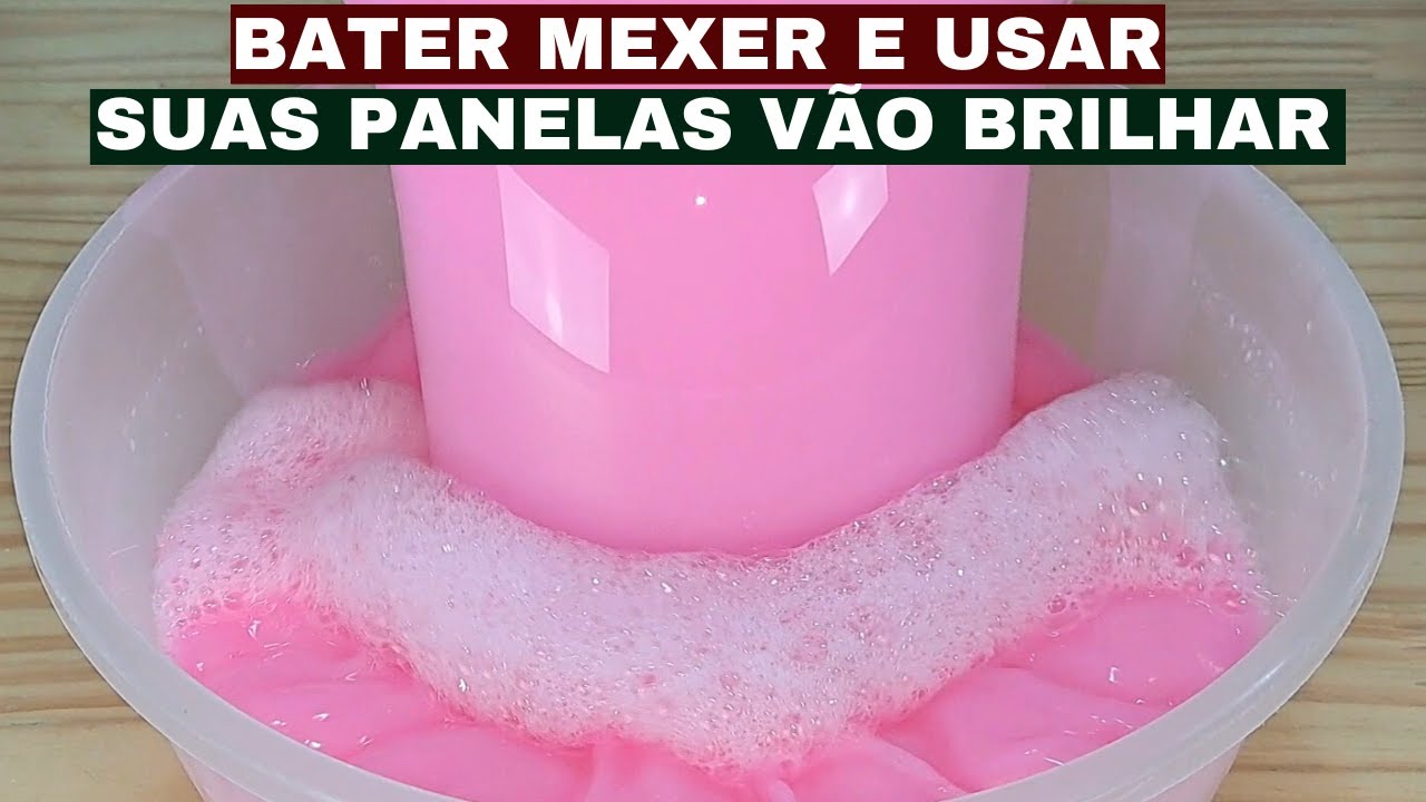 É SÓ BATER MEXER E USAR SUAS LOUÇAS E PANELAS VÃO BRILHAR -  ECONOMIZE OU FATURE MUITO