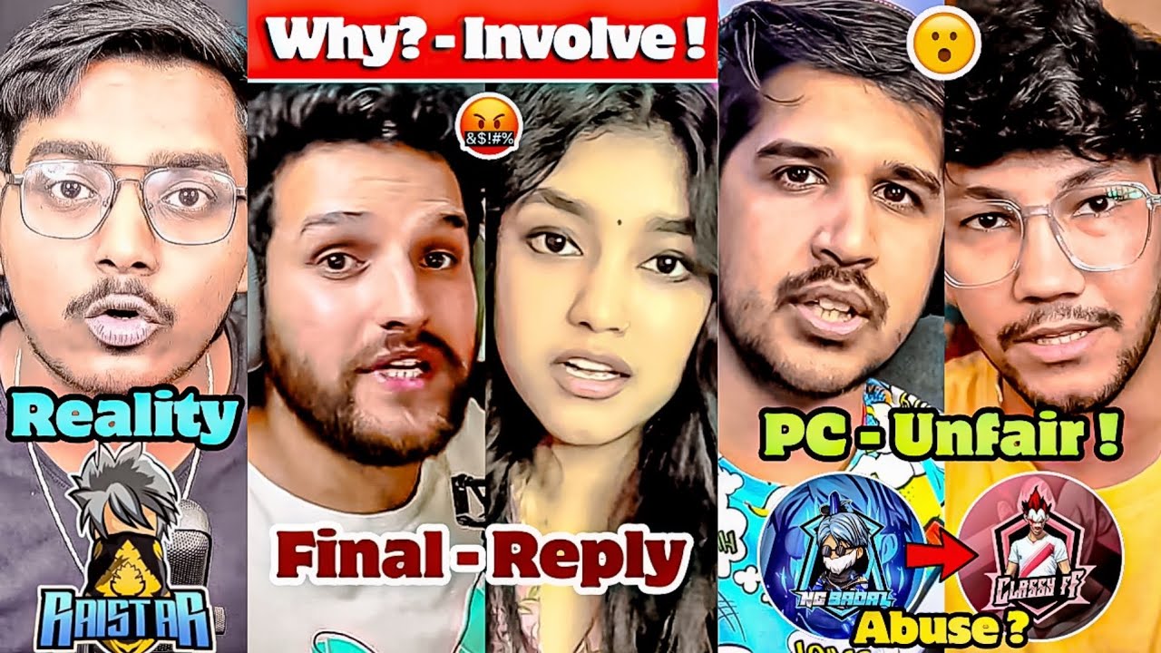 Bin Zaid and Purnima Gaming - Final Reply !🤬|| NG Badal - Abuse Classy ?😮|| Reality - PC vs Mobile ❌