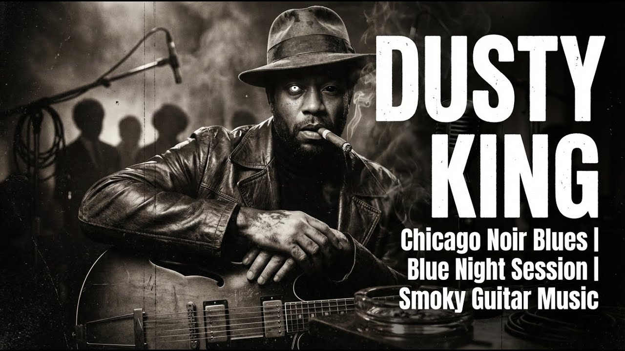 🎬 Chicago Noir Blues | Blue Night Session | Smoky Guitar Music