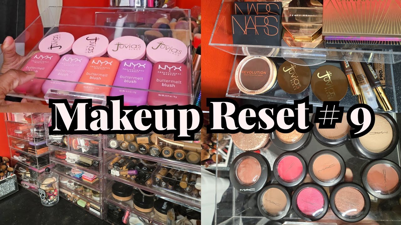 Makeup RESET #9 : Organizing & Decluttering My Entire Makeup Collection 2025