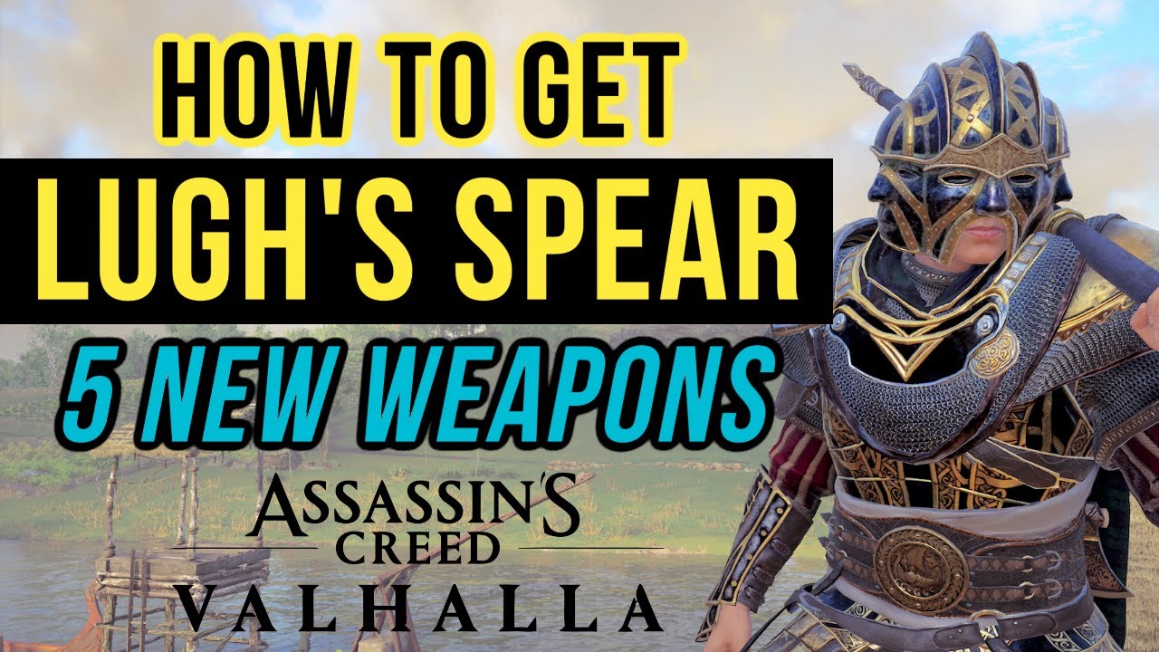 ALL 5 WEAPONS Locations NEW River Raids -- Lugh’s Spear, Free One-Handed sword & more | AC Valhalla