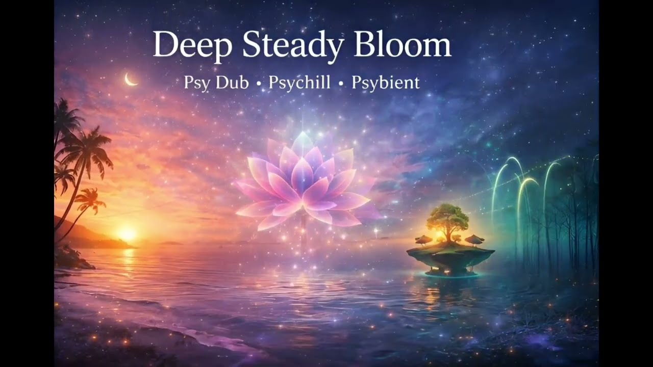 1 Hour  Psybient Flow | Psy Dub & Psychill | Deep Steady Bloom 