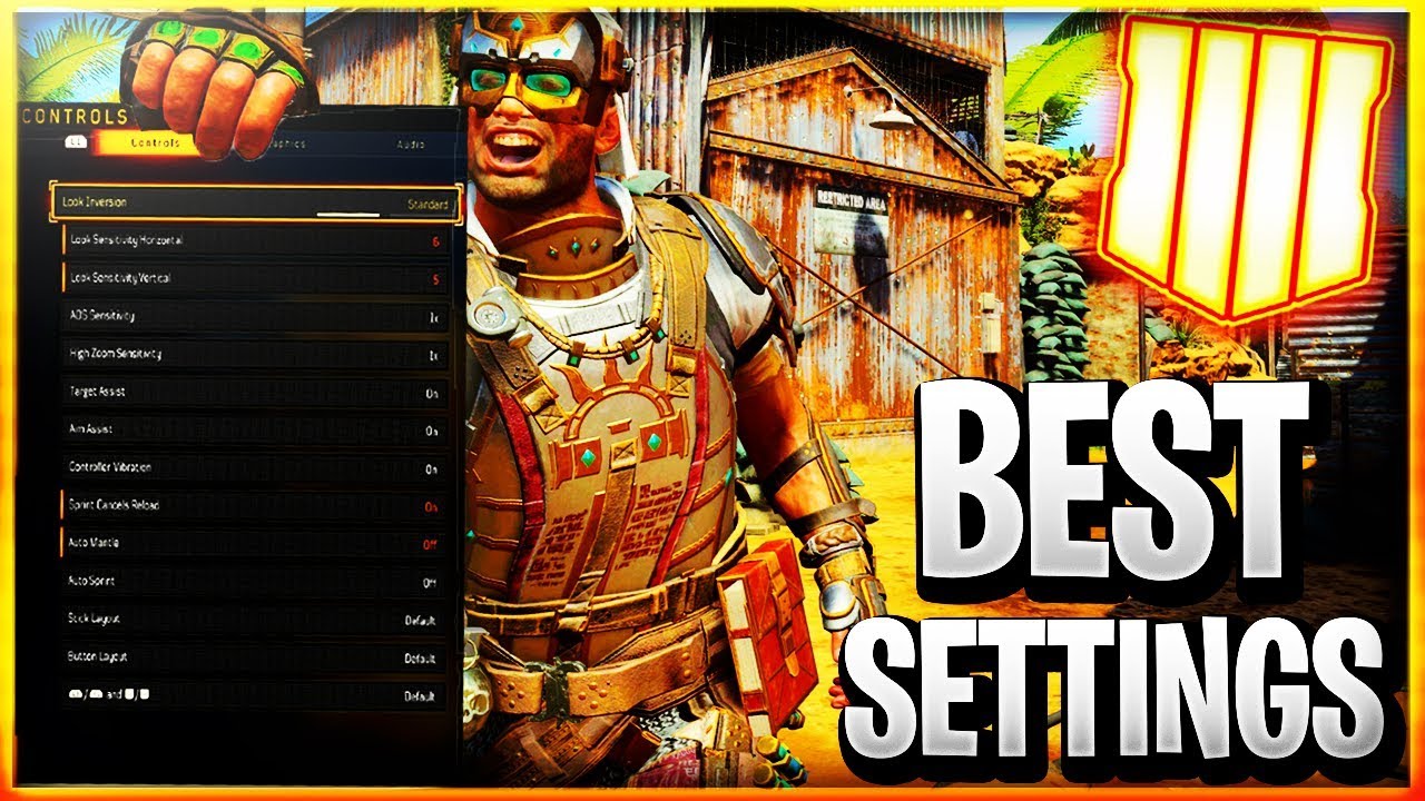 the BEST console settings to use on Black Ops 4 (Best Settings after Black Ops 4 1.20 Update)