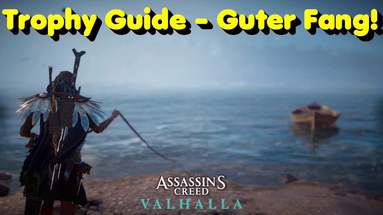 Assassins Creed Valhalla Trophy Guide Guter Fang! alle 19 Fische angeln - fischen Angel Fisch Guide