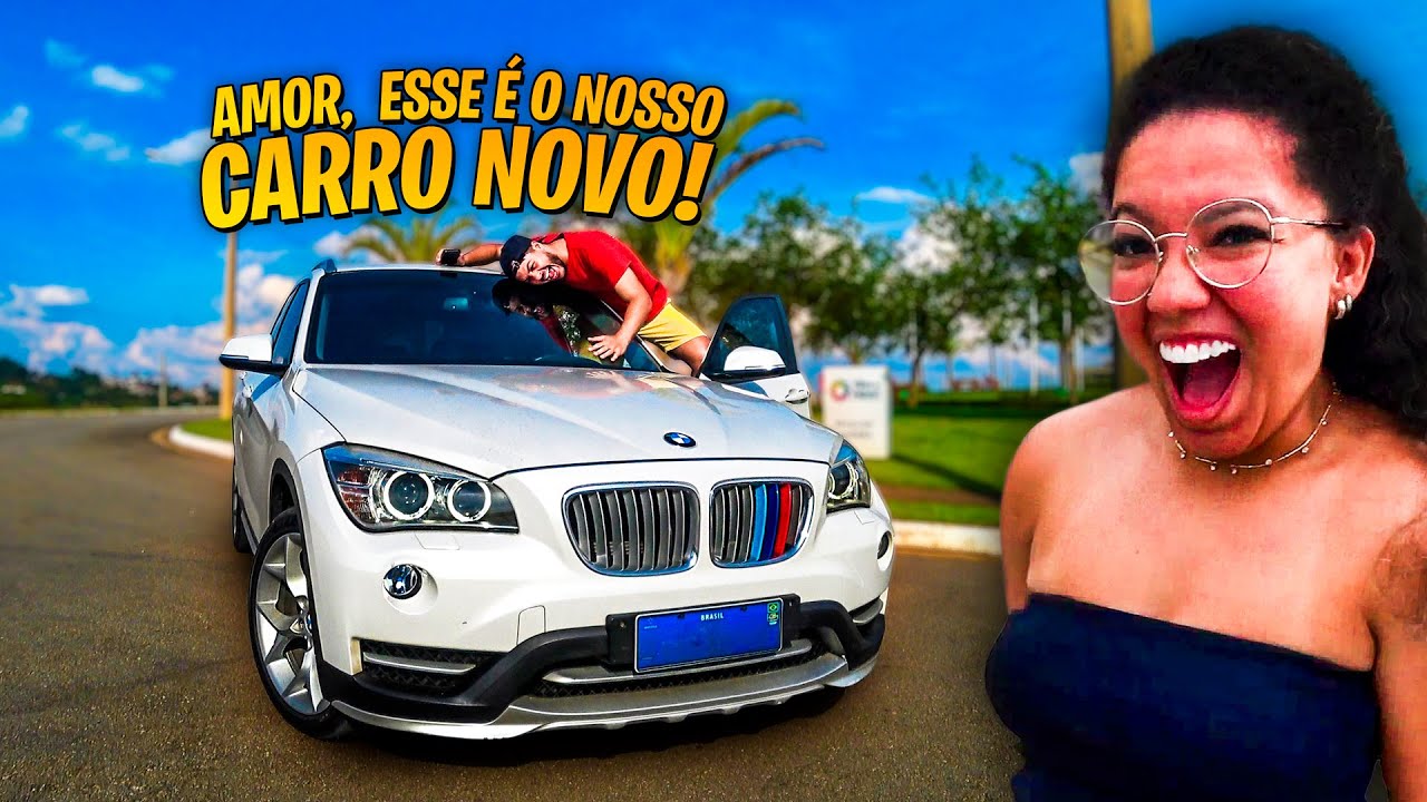 SURPREENDI A NAMORADA COM O NOSSO CARRO NOVO😍, Fiquei com medo.