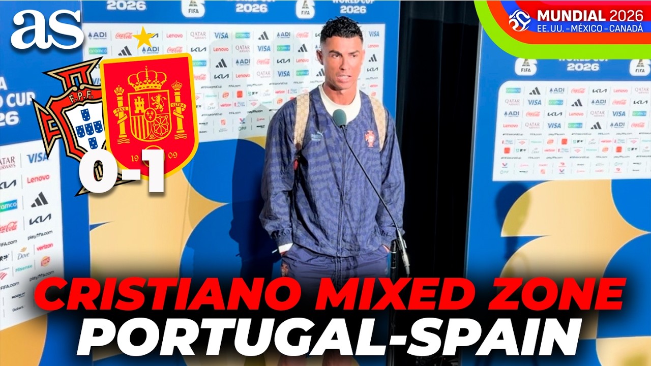 (English) CRISTIANO RONALDO, EMOTIONAL LAST SPEECH in a WORLD CUP | PORTUGAL 0 - SPAIN 1