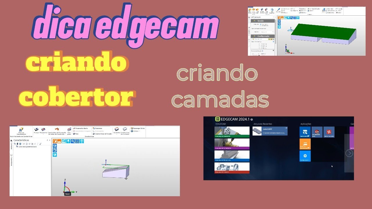 dica edgecam camadas!!!