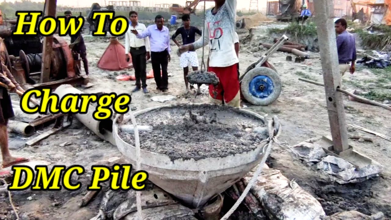 How To Charge DMC(Direct Mud Circulation) Pile | What Is Pile Charging