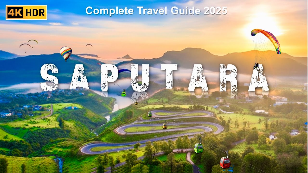 Saputara hill station 2026 | Saputara tourists places | Gira waterfall | Sun set point | lake | 4k