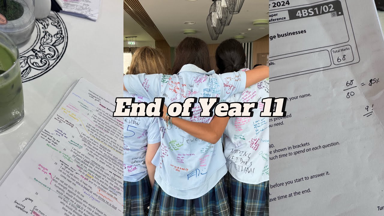 End of year 11!! GCSE’s revision | revise with me :)