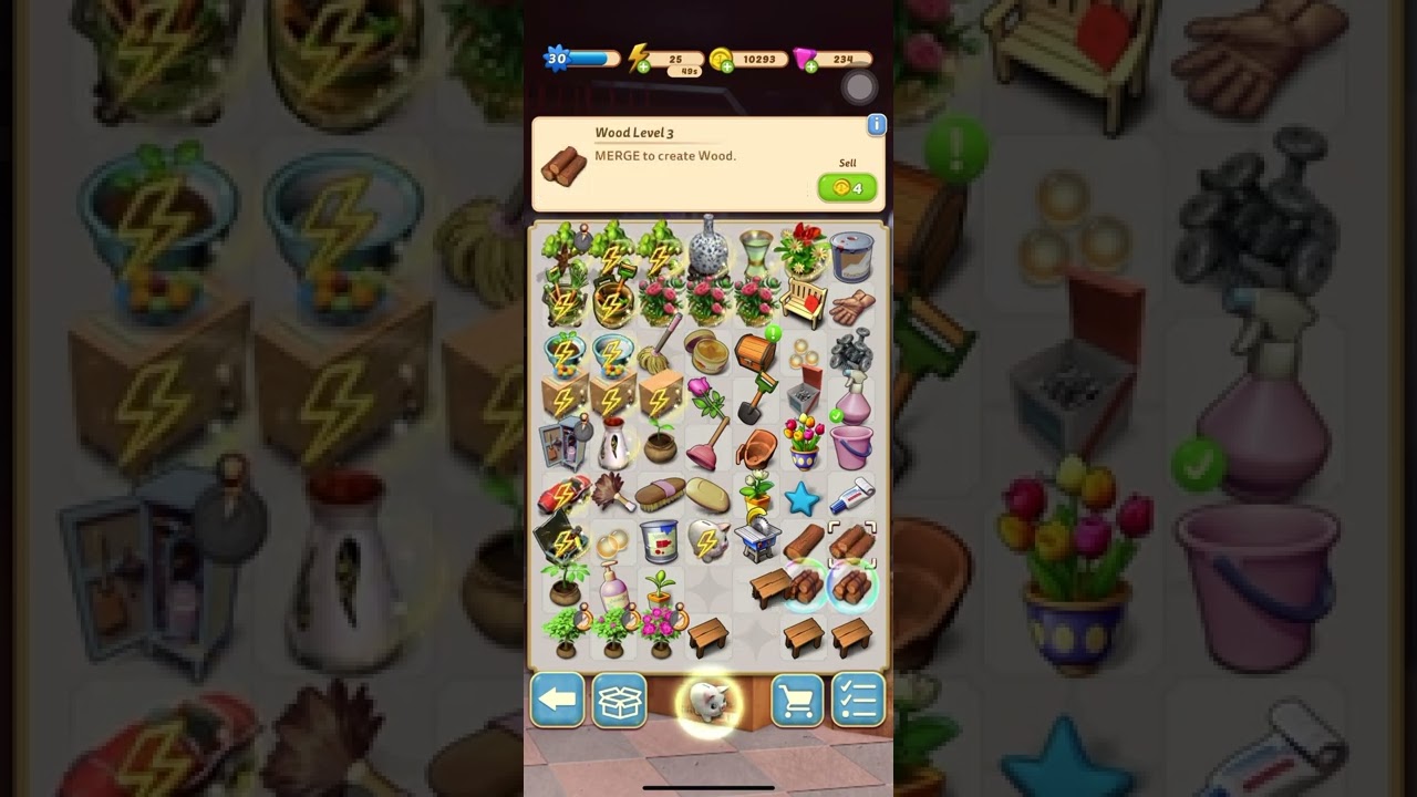 Merge Mansion~Table Saw~Wooden Planks #gaming #merge #gameplay #games #gamer #gameplaywalkthrough