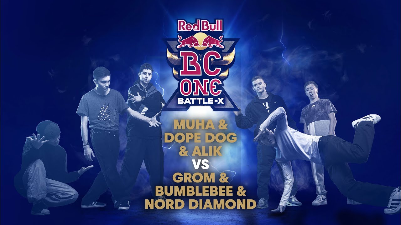 Muha & Dope Dog & Alik vs Grom & Bumblebee & Nord Diamond | Red Bull BC One Battle-X Russia 2020