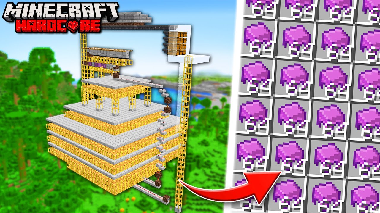 I Built the ULTIMATE SHULKER FARM in Hardcore Minecraft (#14)