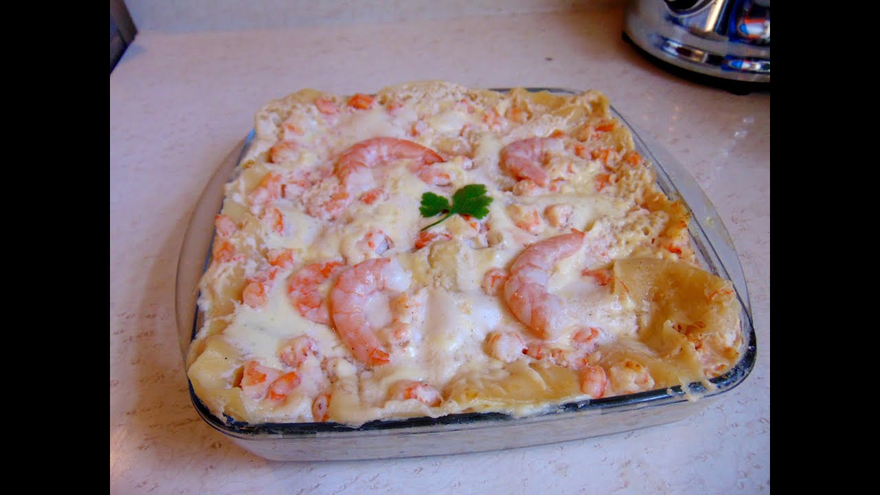Lasaña de Camarones ¡DELICIOSA!