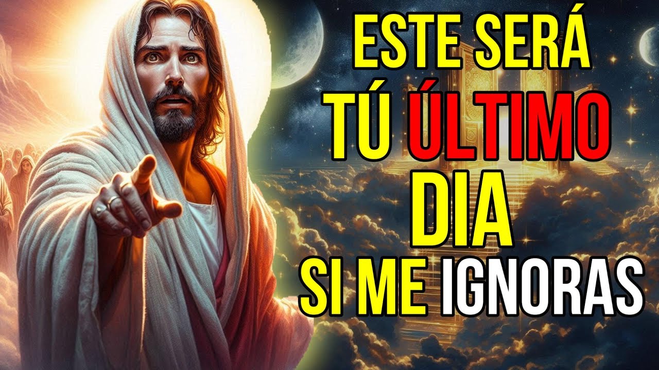 Dios dice: SERÁ TU ÚLTIMO DÍA NO ME IGNORES!! | Mensaje de Dios hoy para ti | Jesús te dice