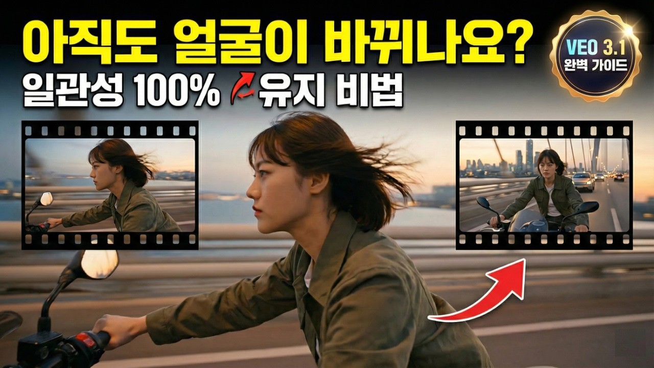 Veo 3.1 캐릭터 일관성 문제 해결 [최신 워크플로 + 프롬프트 공개]
