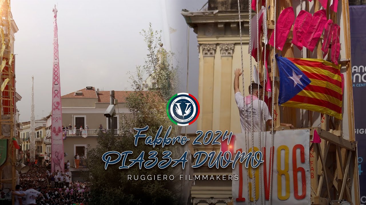 FABBRO 2024 - PIAZZA DUOMO - PARANZA NOLANA I VOLONTARI 💛 🦅 ❤️