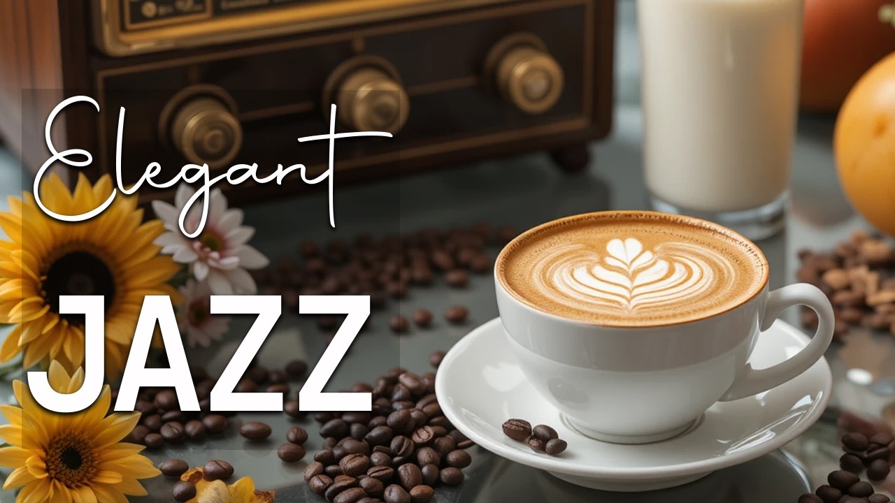 Elegant Jazz Music ☕ Bossa Nova background for Happy Moods, Stress Relief and Relaxing