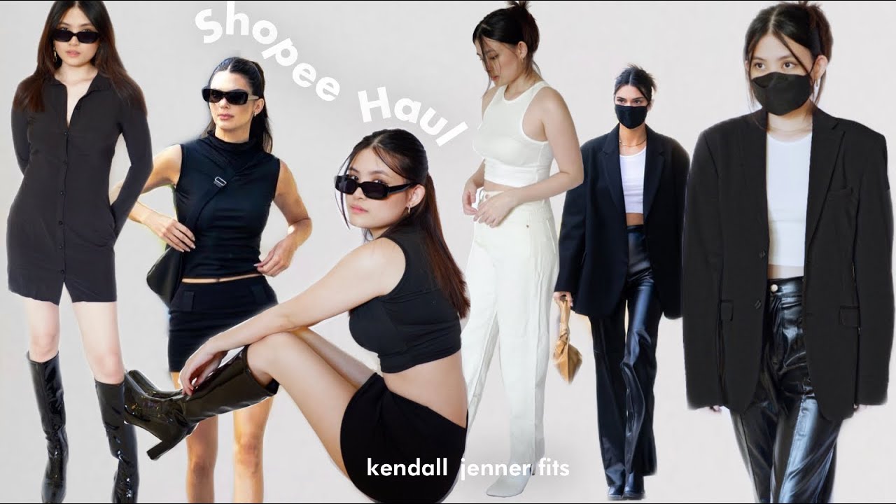 SHOPEE HAUL: RECREATING KENDALL JENNER OUTFITS