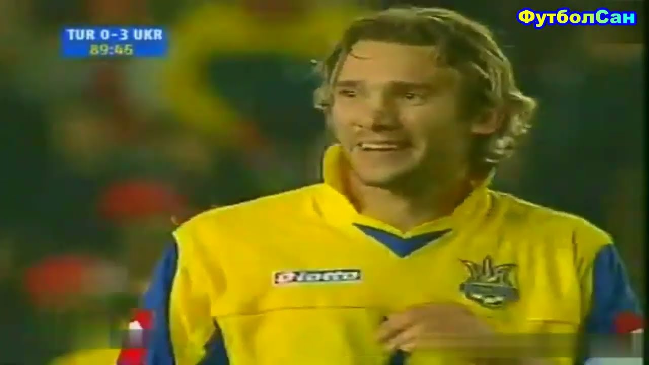 2004 Турция - Украина 0:3 Отбор чемпионата мира Обзор Шевченко, Шовковский, Воронин, Воробей, Гусев
