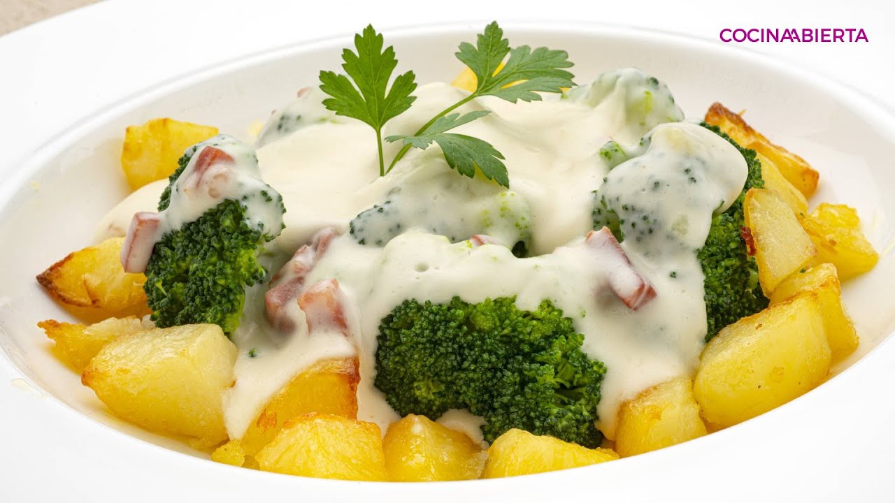 Brócoli con bechamel y patatas con Karlos Arguiñano