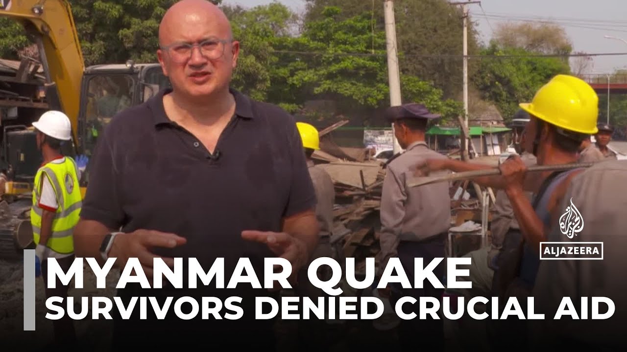 Myanmar earthquake survivors suffer as junta blocks aid to rebel-held areas