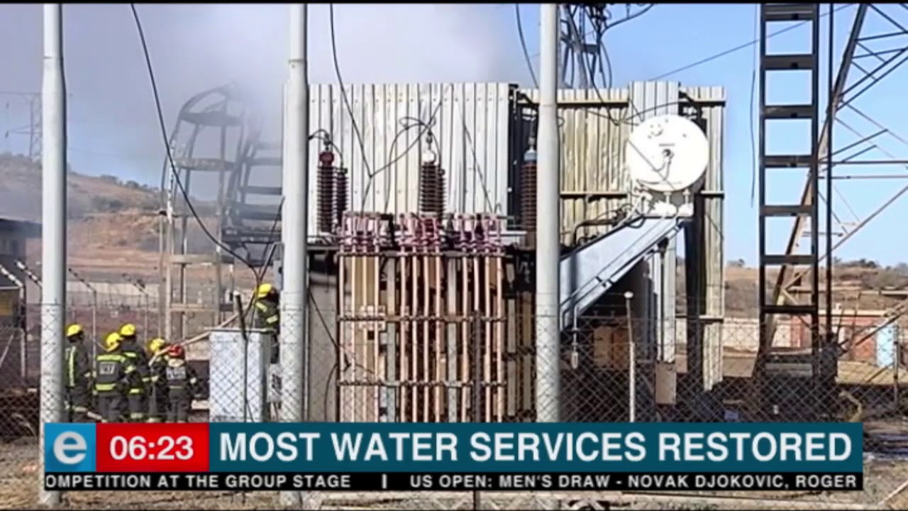 Eikenhof substation in Joburg now fully operational and pumping water
