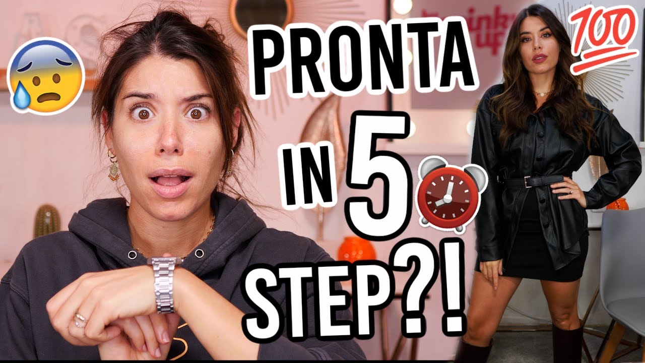 DA 0 A 100 💯PRONTA PER UN EVENTO SPECIALE IN 5 STEP! 😱⏰ MAKEUP + CAPELLI + OUTFIT