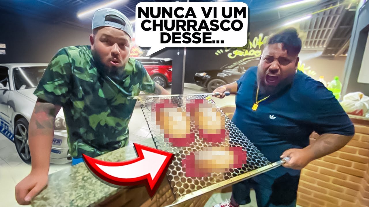 SURPREENDI MEU AMIGO COM UM CHURRASCO SURPRESA
