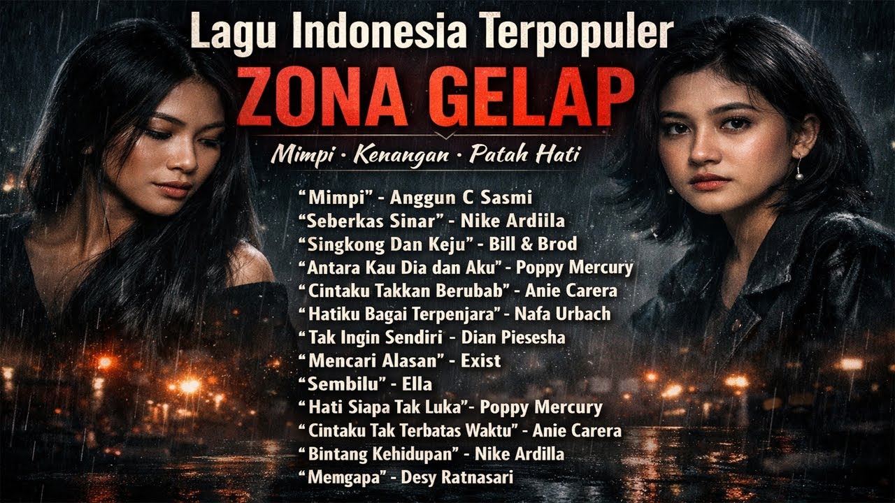 Lagu Indonesia Terpopuler Versi Cover | Zona Gelap Vol. 1 Slow Rock • Patah Hati • Kenangan