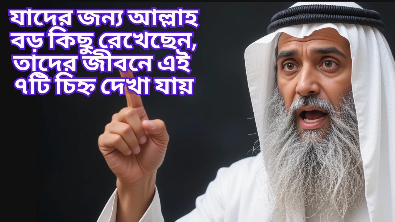 যাদের জন্য আল্লাহ বড় কিছু রেখেছেন, তাদের জীবনে এই ৭টি চিহ্ন দেখা যায়! #pathtoparadise #dua