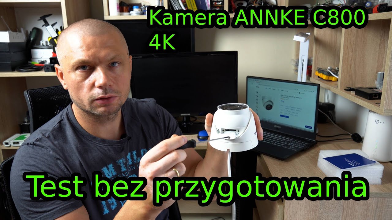 Kamera IP Zewnętrzna 4K ANNKE C800 Test kamery bez przygotowania