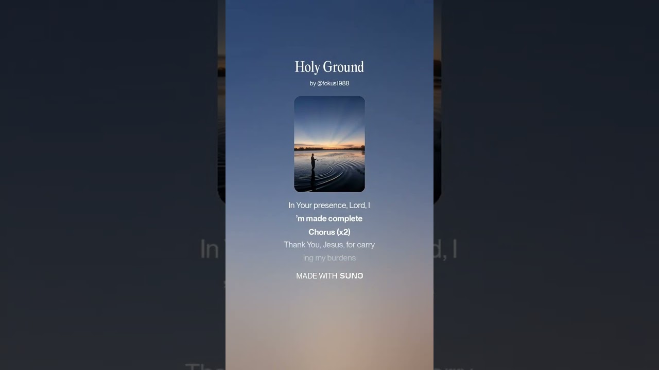 Holy Ground @hillsongworship