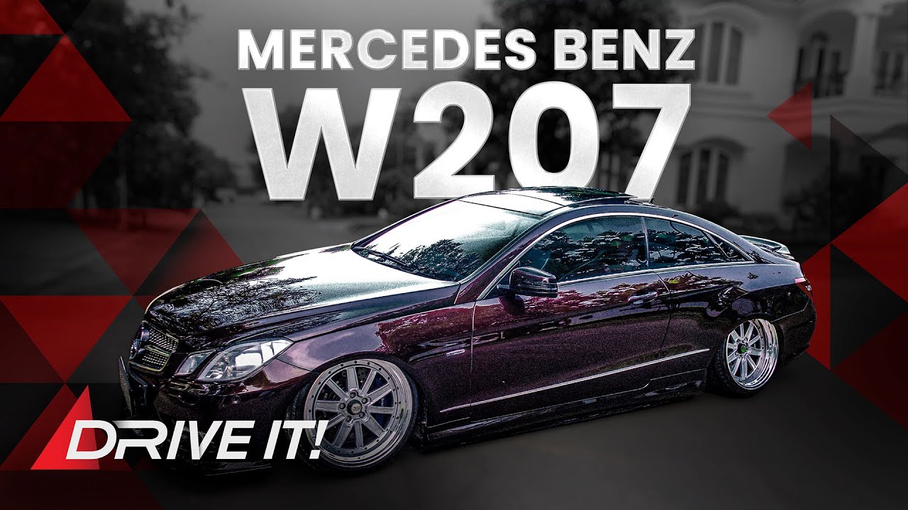 #BLACKLYFE Mercedes Benz W207 E250 Coupe, Paras Eksotik Berdarah Stance/#DRIVE IT/2022 - EPS 50