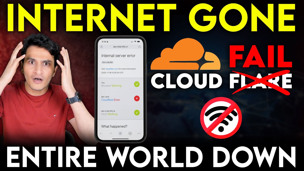 ОБЪЯСНЕНИЕ: Глобальный сбой в работе Интернета: сбой Cloudflare, падение ChatGPT, падение X | Lookk