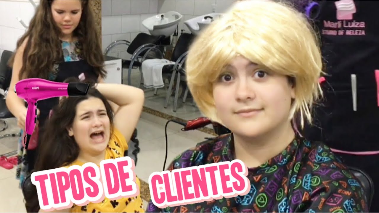 TIPOS DE CLIENTES NO SALÃO